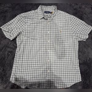 Polo Ralph Lauren short sleeve plaid oxford button-down shirt Size 2XL